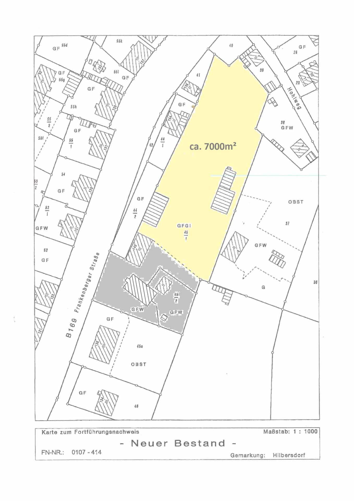 Lageplan Grundstck