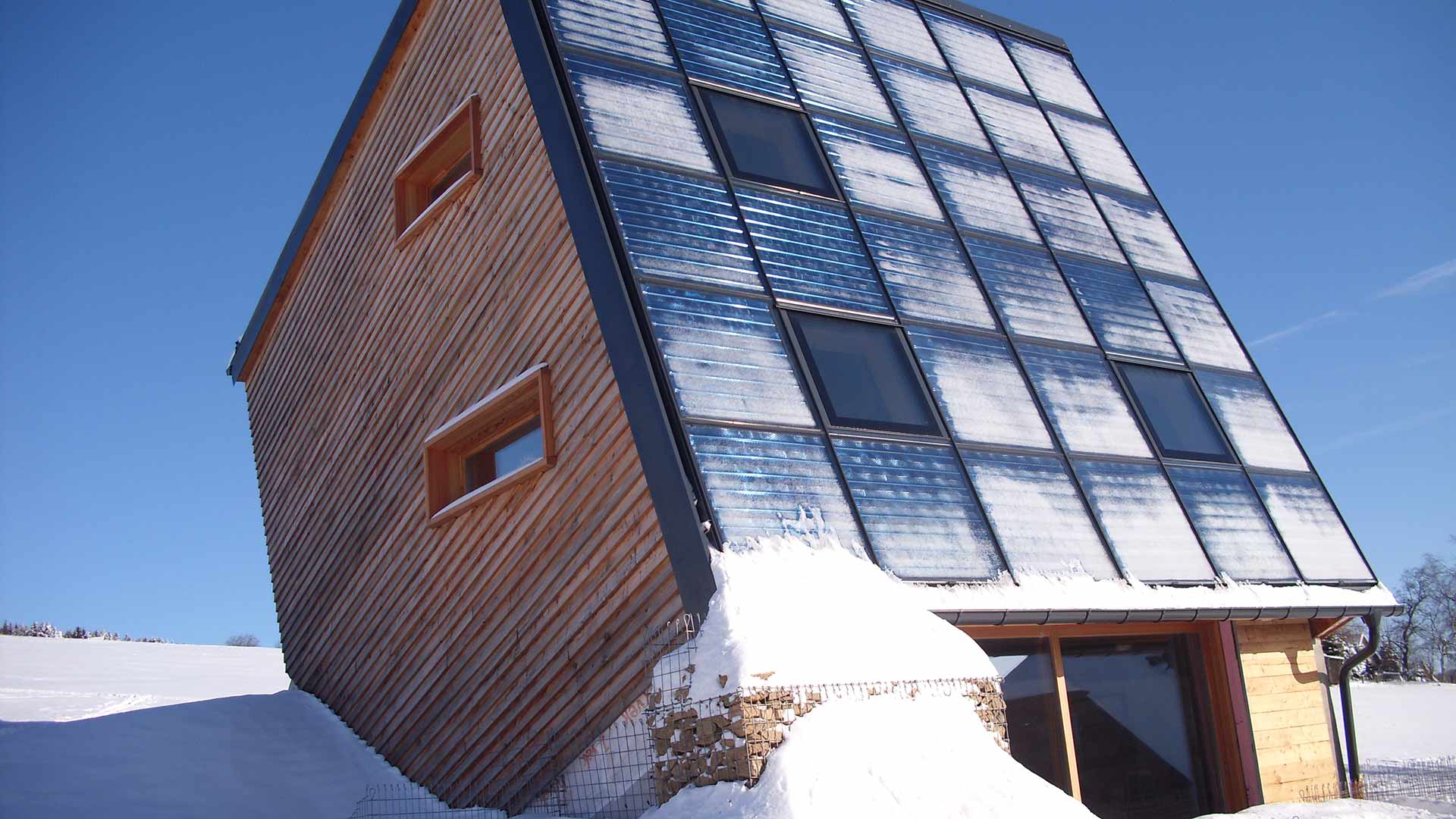 Aktivsonnenhaus® cube in Sachsen (Oberwiesenthal)