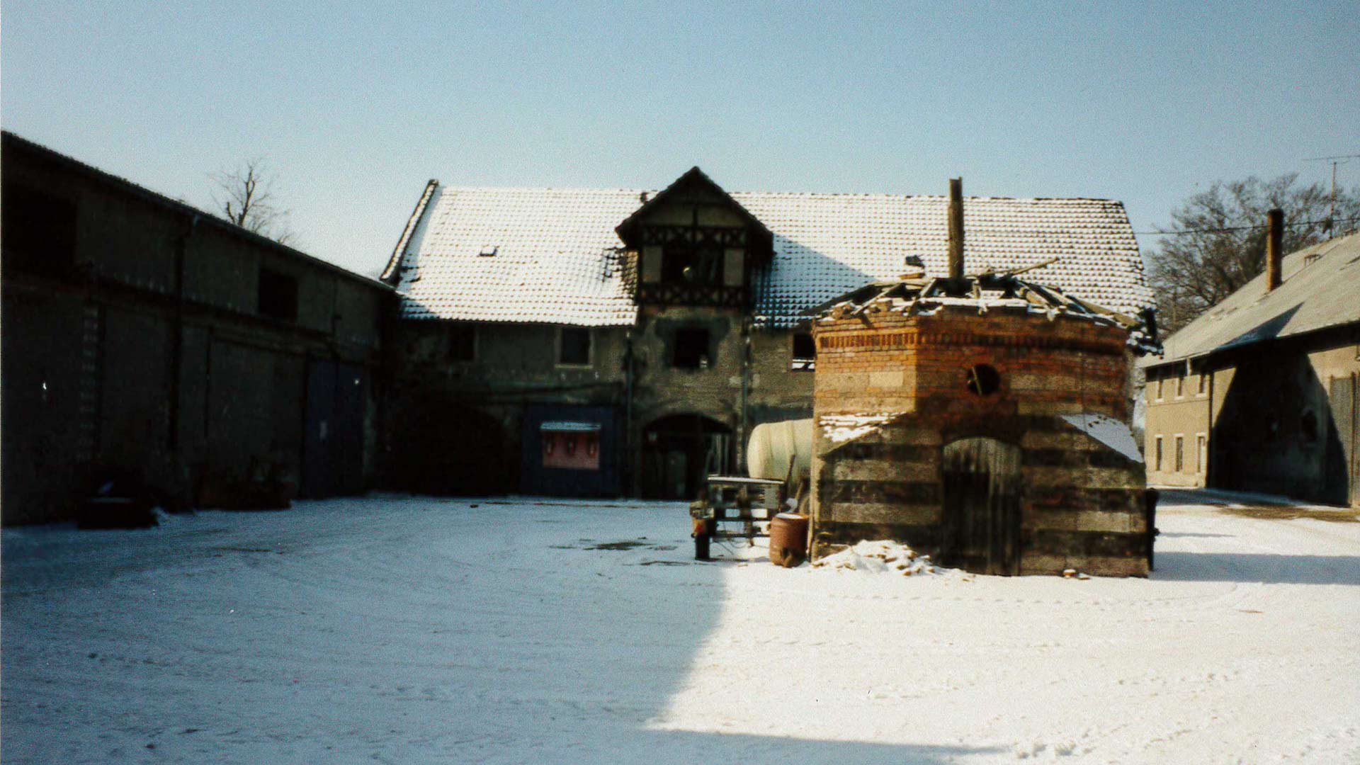 Rittergut Lichtenwalde Taubenhaus - vor Revitalisierung