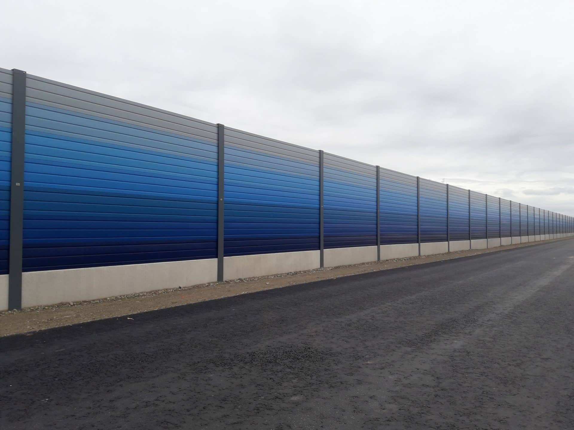 Lärmschutzwand, Aluminium, Sachsen-Anhalt
