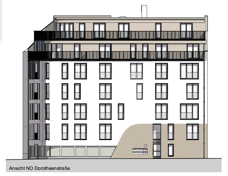 Planungsansicht Nordost Planungsansicht Nordost