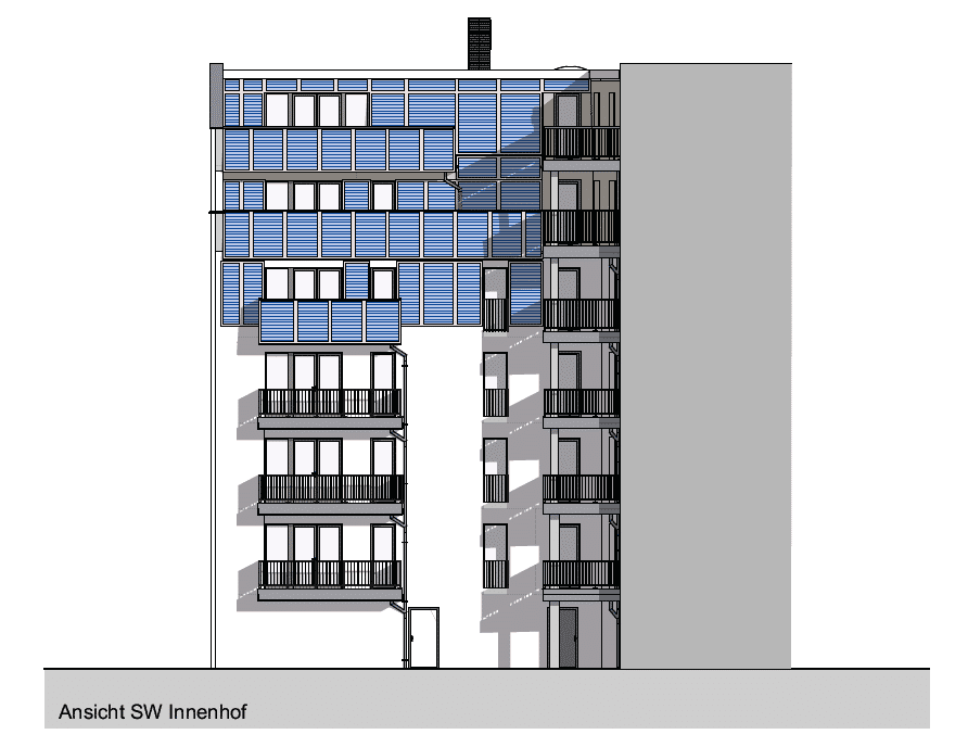 Planungsansicht Suedwest Planungsansicht Suedwest